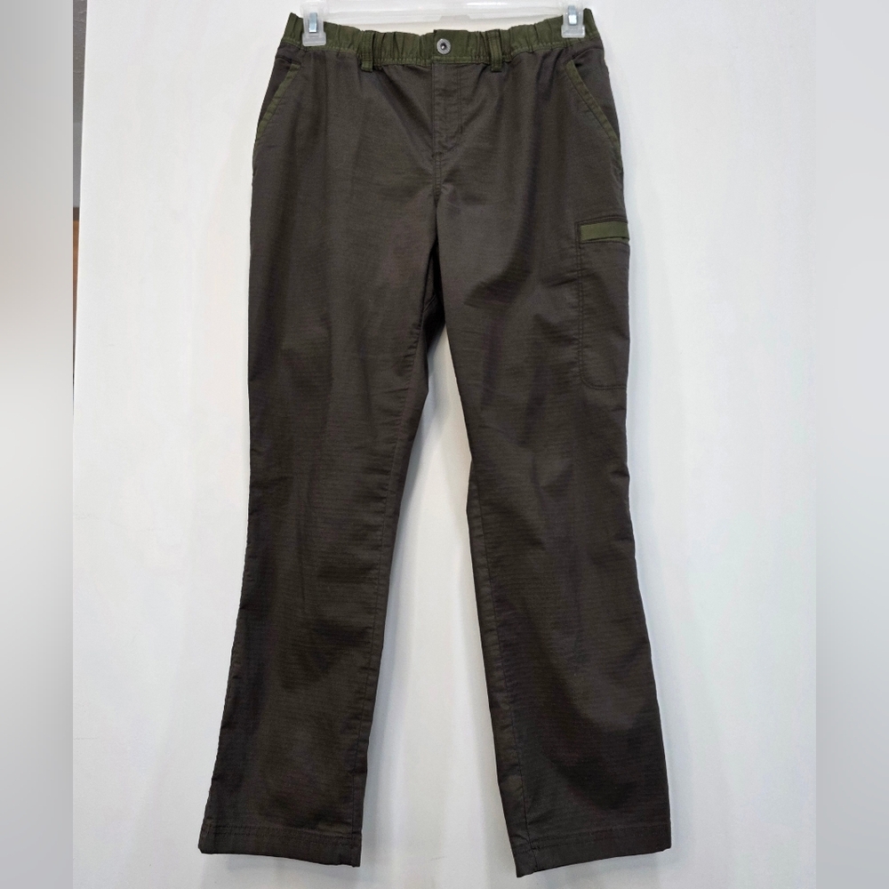 Prana Women's Double Peak Pant Cargo Brown & Green 10 Hiking Gorpcore Outdoor